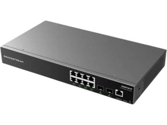 Grandstream GWN7801P Enterprise Layer 2+ Managed 8 Port PoE Network Switch - Refurbished Grandstream GWN7801P Enterprise Layer 2+ Managed 8 Port PoE Network Switch - Refurbished