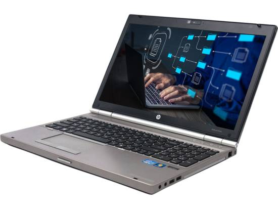 HP EliteBook 8560p 15.6" Laptop i5-2410M Windows 10 - Grade A