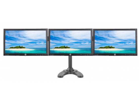 HP LA2006x - 20" Widescreen LCD Triple Monitor Setup - Grade A