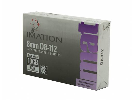 Imation D8-112 2.5GB 8MM 112-Meter Tape Data Cartridge