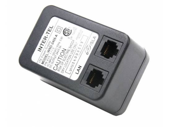 Inter-tel 4000 Series 24V IP Power Supply/Injector (WND-2405)