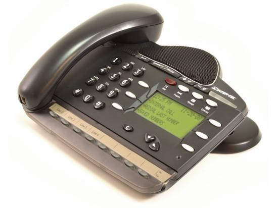 Inter-Tel Encore CX/Mitel 3000 8 Button Black Display Phone (618.5115, LR5829.06200, 4110)