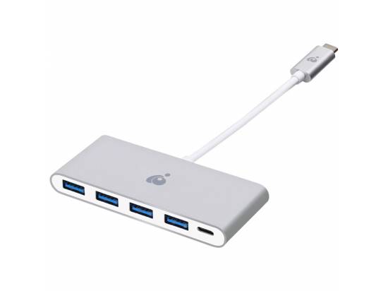 IOGear USB-C to 4-Port USB-A Hub w/ 1.5A Power Delivery 