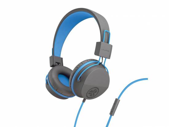 JLab Audio JBuddies Studio On-Ear Wired Headphones for Kids - Blue