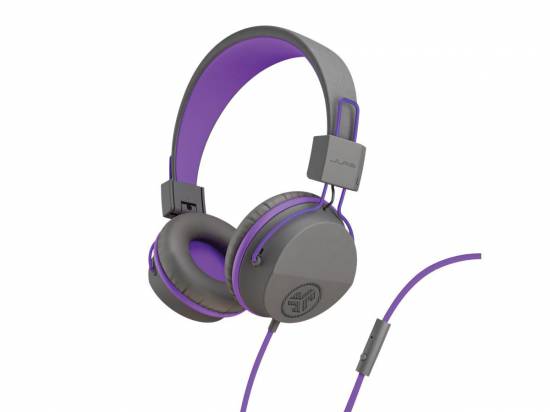 JLab Audio JBuddies Studio On-Ear Wired Headphones for Kids - Purple