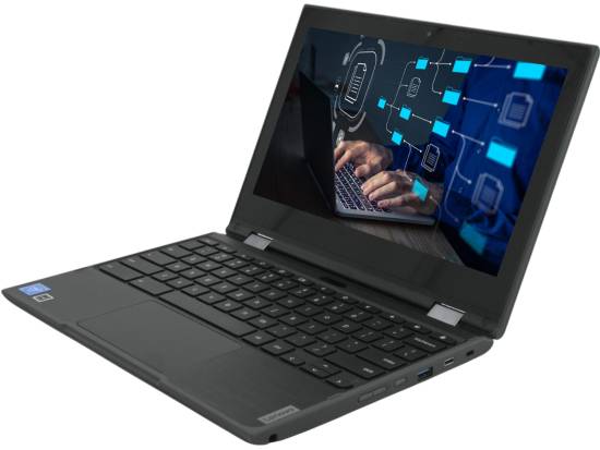 Lenovo 500e 2nd Gen Chromebook 11.6" 2-in-1 Touchscreen Laptop Celeron N4100 - Chrome OS - Grade B