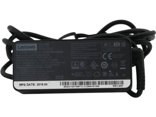 Lenovo ThinkPad ADLX45YCC3A 20V 2.25A USB-C 45W Power Adapter - Refurbished