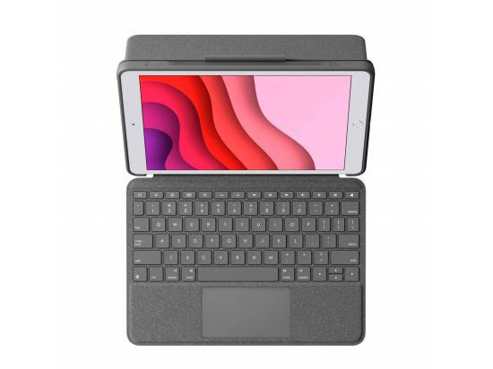 Logitech Combo Touch Keyboard/Cover Case - Oxford Gray