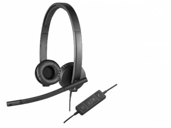 Logitech H570E USB Stereo Headset - Refurbished