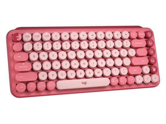 Logitech POP Keys Wireless Mechanical Keyboard with Emoji Keys - Heartbreaker