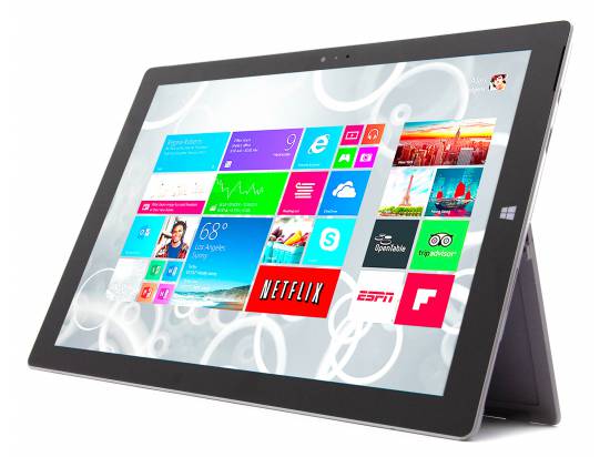 Microsoft Surface Pro 3 12" Tablet Intel Core i5 (4300U) 1.9GHz 8GB DDR3 256GB HDD - Grade B