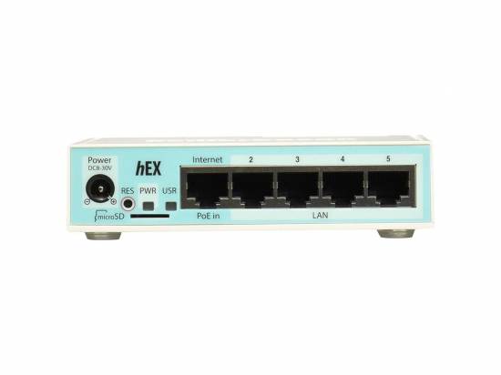 Mikrotik  hEX RB750Gr3 5-Port Ethernet Gigabit Router - Refurbished