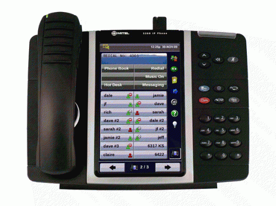 Mitel 5360 IP Dual Mode Color Display Phone W/ Cordless Phone (50005991) - Grade A