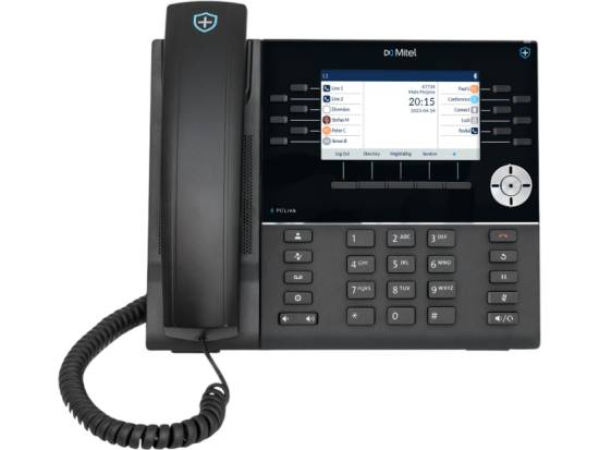Mitel 6930WT MiNET Wi-Fi IP Phone w/ BioCote