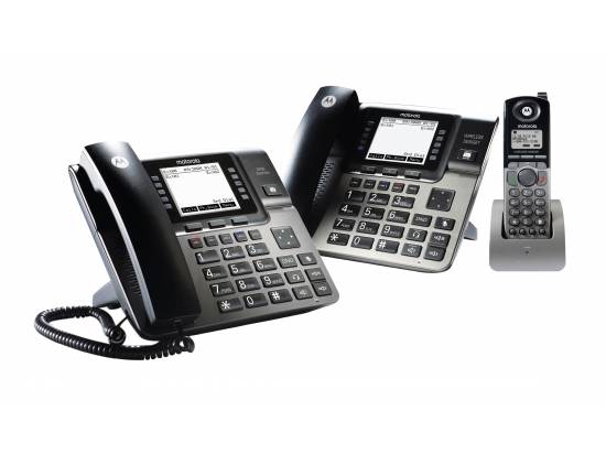 Motorola ML1002S 4-Line Unison Base Bundle w/(1)ML1100+(1)ML1200