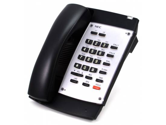 NEC Aspire 2-Button Hands Free Phone Black (0890047)