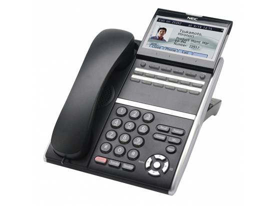NEC DT830 ITZ-12CG-3 (BK) 12-Button Color IP Phone (660021) - Grade B