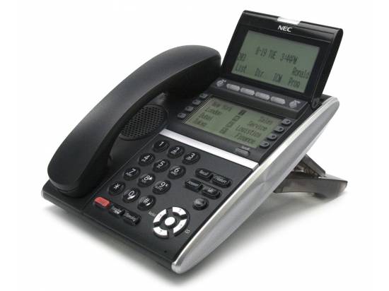 NEC DT830 ITZ-8LD-3 8-Button Black IP Display Phone - Grade B