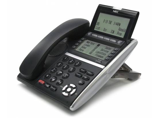 NEC DT830 ITZ-8LDG-3(BK) Desi-Less Gigabit IP Phone (660018) New