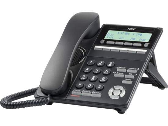 NEC DT900 ITK-6D-1 6-Button IP Phone - Black NEC DT900 ITK-6D-1 6-Button IP Phone - Black