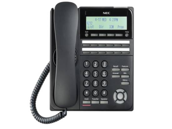 NEC DT920 ITK-12D-1 12-Button IP Phone - Black - Grade B NEC DT920 ITK-12D-1 12-Button IP Phone - Black - Grade B