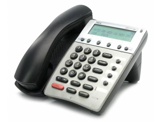 NEC Dterm ITR-4D-3 Black 4 Button IP Display Phone (780019) A-Stock