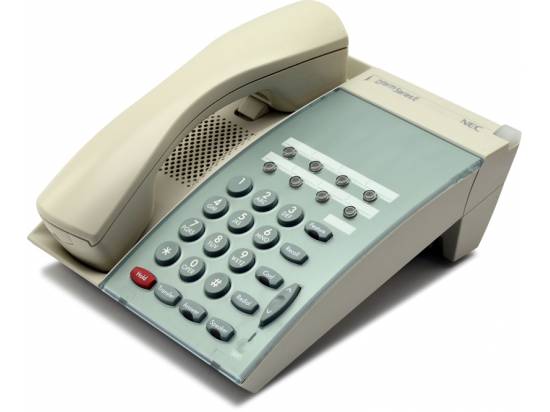 NEC Dterm Series E DTP-8-1 8-Button White Non-Display Speakerphone (590010)