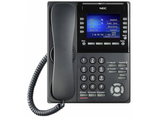 NEC ITK-8LCX-1 DT920 Color Self-Labeling IP Phone - Grade B