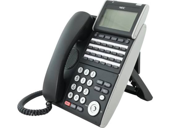 NEC ITL-24DG-3 24-Button Black Gigabit IP Display Phone - Grade A