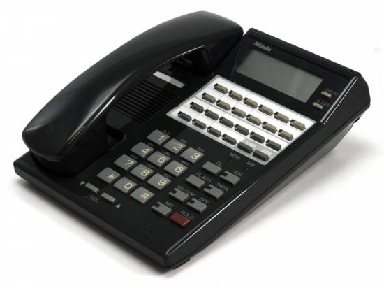 NEC Nitsuko NX7NA-12TXD 22-Button Black Display Telephone (82473) - Grade B