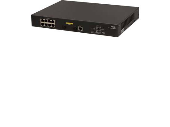 NEC QX-S1008GT-2G-PW 8-Port Gigabit PoE Ethernet Switch - New