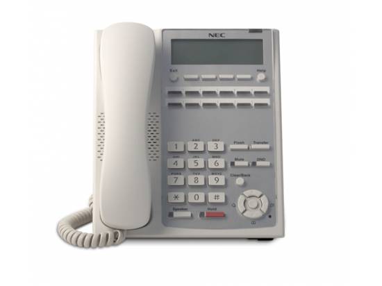 NEC SL1100 12-Button Full-Duplex Telephone - White - Grade A 