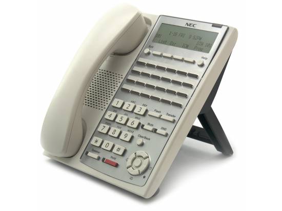 NEC SL1100 IP4WW-24TIXH-B 24-Button IP Display Speakerphone - White - Grade B