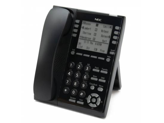 NEC SL2100 8-Button Black IP Self-Labeling Speakerphone - Grade B