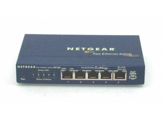 Netgear FS105 5-Port Fast Ethernet Switch - Refurbished