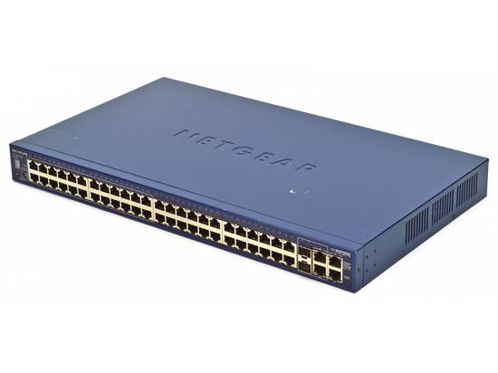 Netgear ProSafe FS752TPS 48-Port 10/100 4-Port 10/100/1000 2-SFP POE Switch - Refurbished