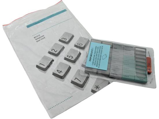 Nortel M7310 Telephone User Card and Lit Pack for Norstar Meridian - Refurbished