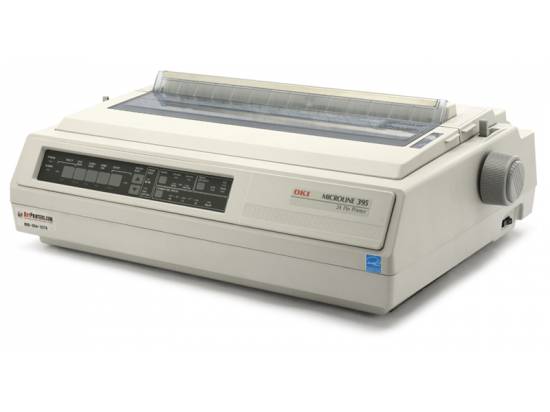 Okidata Microline 395 Monochrome Serial Parallel Impact Dot Matrix Printer (62410501)
