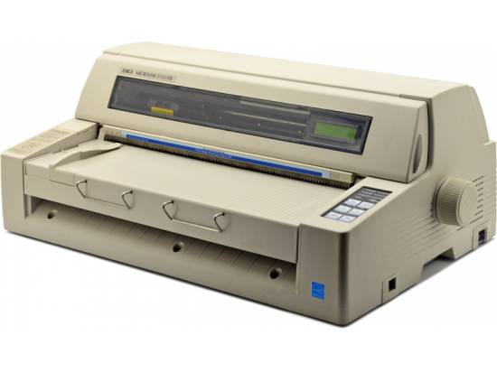 Okidata Microline 8480FB Parallel USB Finance and Insurance 24-Pin Dot Matrix Impact Printer (D21105A)