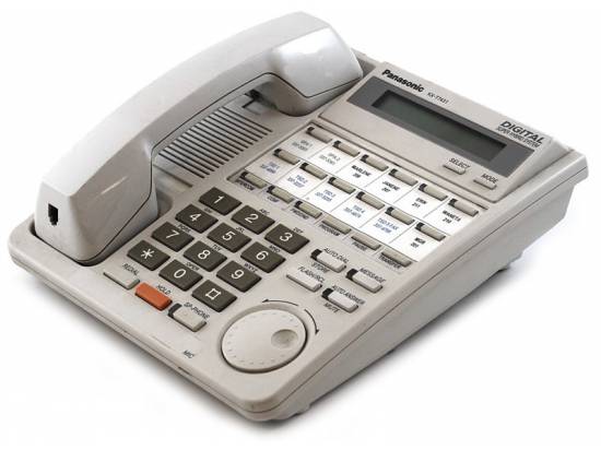 Panasonic Digital Super Hybrid KX-T7431 White Display Phone