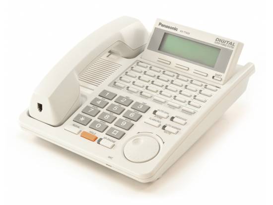 Panasonic Digital Super Hybrid KX-T7433 24-Button White Display Speakerphone - Grade A