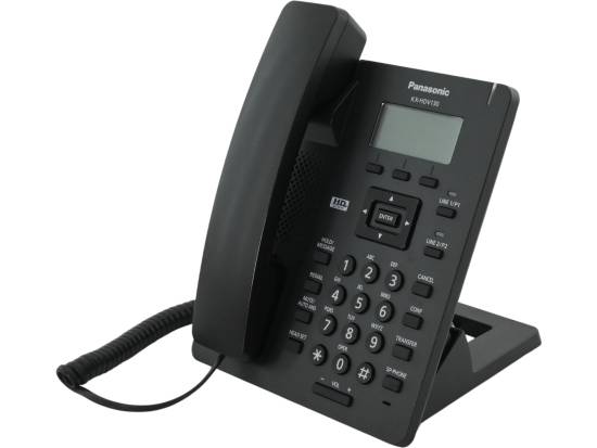 Panasonic KX-HDV130 16-Button Black SIP LCD Display Phone - Grade B
