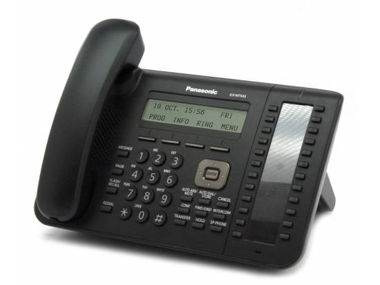 Panasonic KX-NT543 24-Button Black Gigabit IP Display Speakerphone Panasonic KX-NT543 24-Button Black Gigabit IP Display Speakerphone