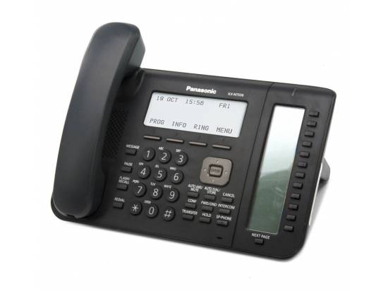 Panasonic KX-NT556 Black 12-Button IP Backlit Display Speakerphone - Grade B