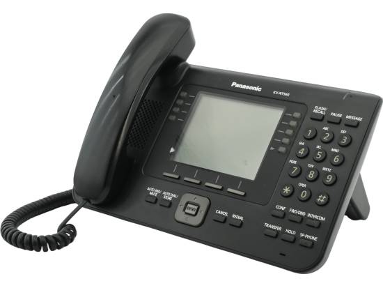 Panasonic KX-NT560 Backlit Display Executive IP Phone - Black - Grade B