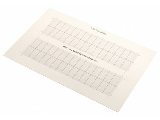 Panasonic KX-T7640-B DSS Paper DESI