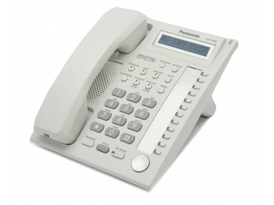 Panasonic KX-T7667 White Display Phone - Grade A