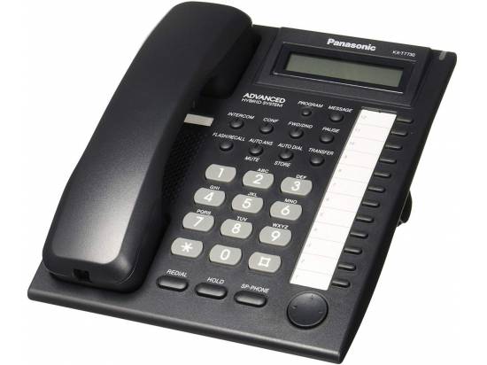 Panasonic KX-T7730-B Black Display Speakerphone