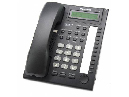 Panasonic KX-T7730X-B Black Digital Display Speakerphone - Grade A