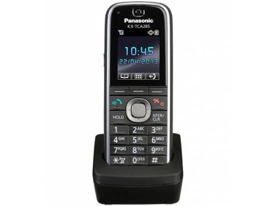 Panasonic KX-TCA285 12-Button Black Color LCD Standard DECT Wireless Phone - Grade A
